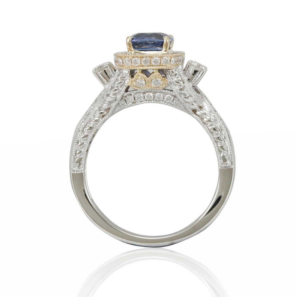 levian blue sapphire ring
