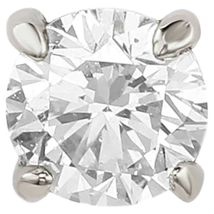 Suzy Levian 14K White Gold 0.10 ct. tw. Diamond Stud Earring For Sale