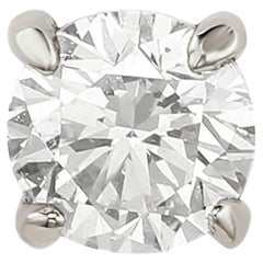 Suzy Levian, or blanc 14 carats 0,11 carat tw. Boucle d'oreille diamant