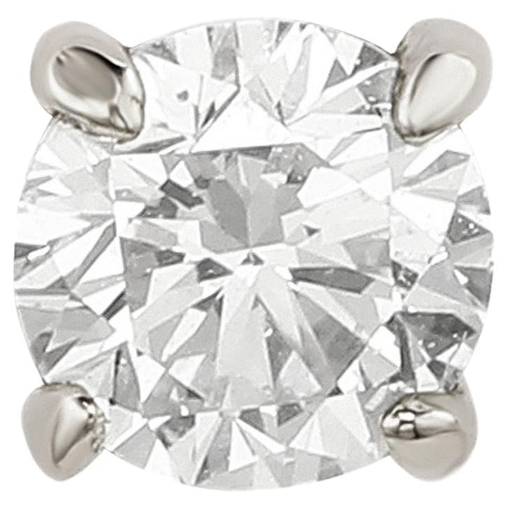 Suzy Levian 14K White Gold 0.17 ct. tw. Diamond Stud Earring For Sale
