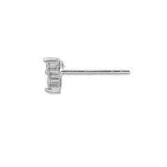 Suzy Levian Oro Blanco 14K 0,10 ct. tw. Broche con racimo de diamantes