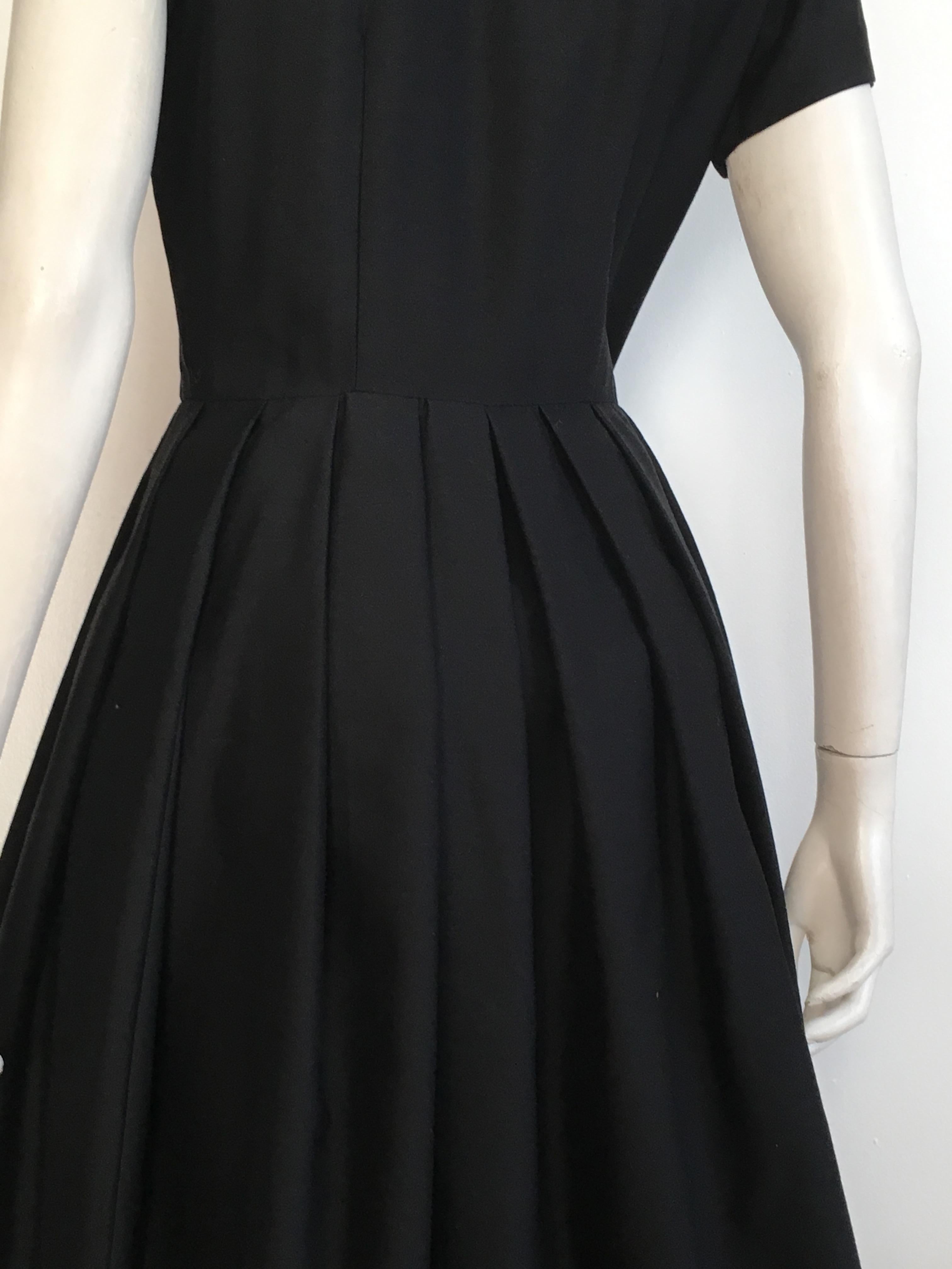 Suzy Perette 1950s Little Black Dress Size 4. For Sale 7