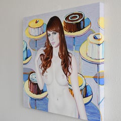 "Angel Food" (2013) by Suzy Smith, Original Oil Painting, Portrait