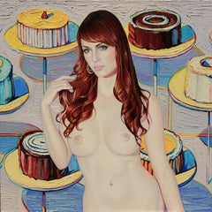"Angel Food" (2013) by Suzy Smith, Original Oil Painting, Portrait
