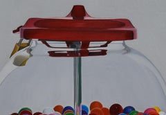 "Gumball Machine" (2002) by Suzy Smith, Original Oil Painting