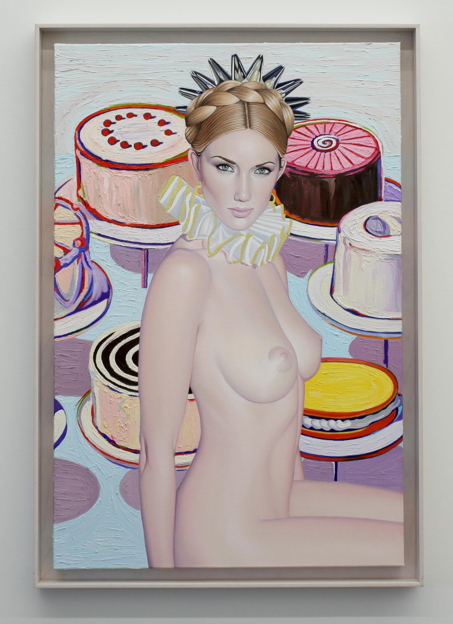 Suzy Smith Nude Painting - Let Them Eat Cake