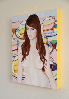 "Meringues" (2015) by Suzy Smith, Original Oil Painting, Portrait