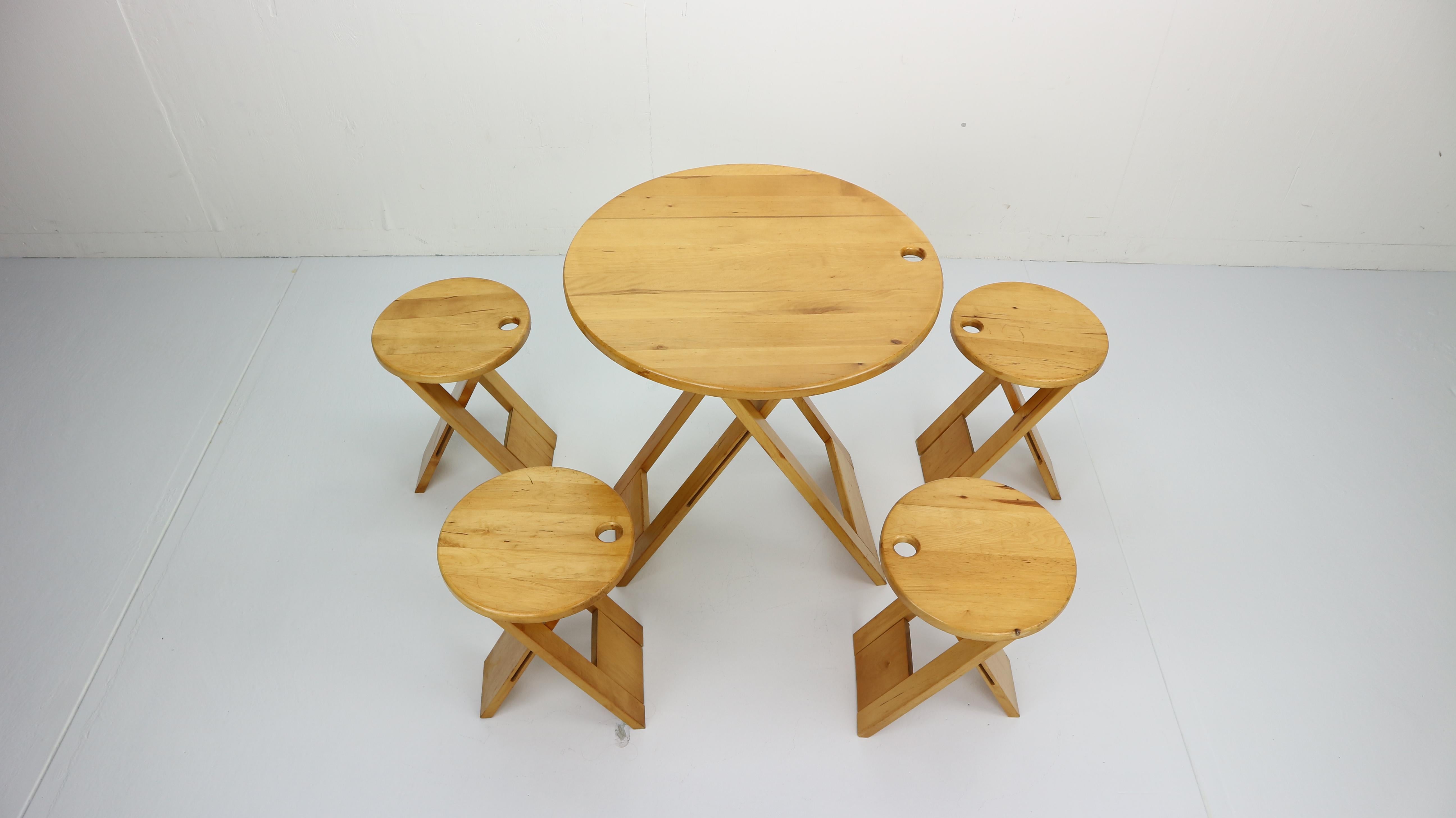 'Suzy' Stools and Table by Adrian Reed for Princes Design Works, 1980s ...