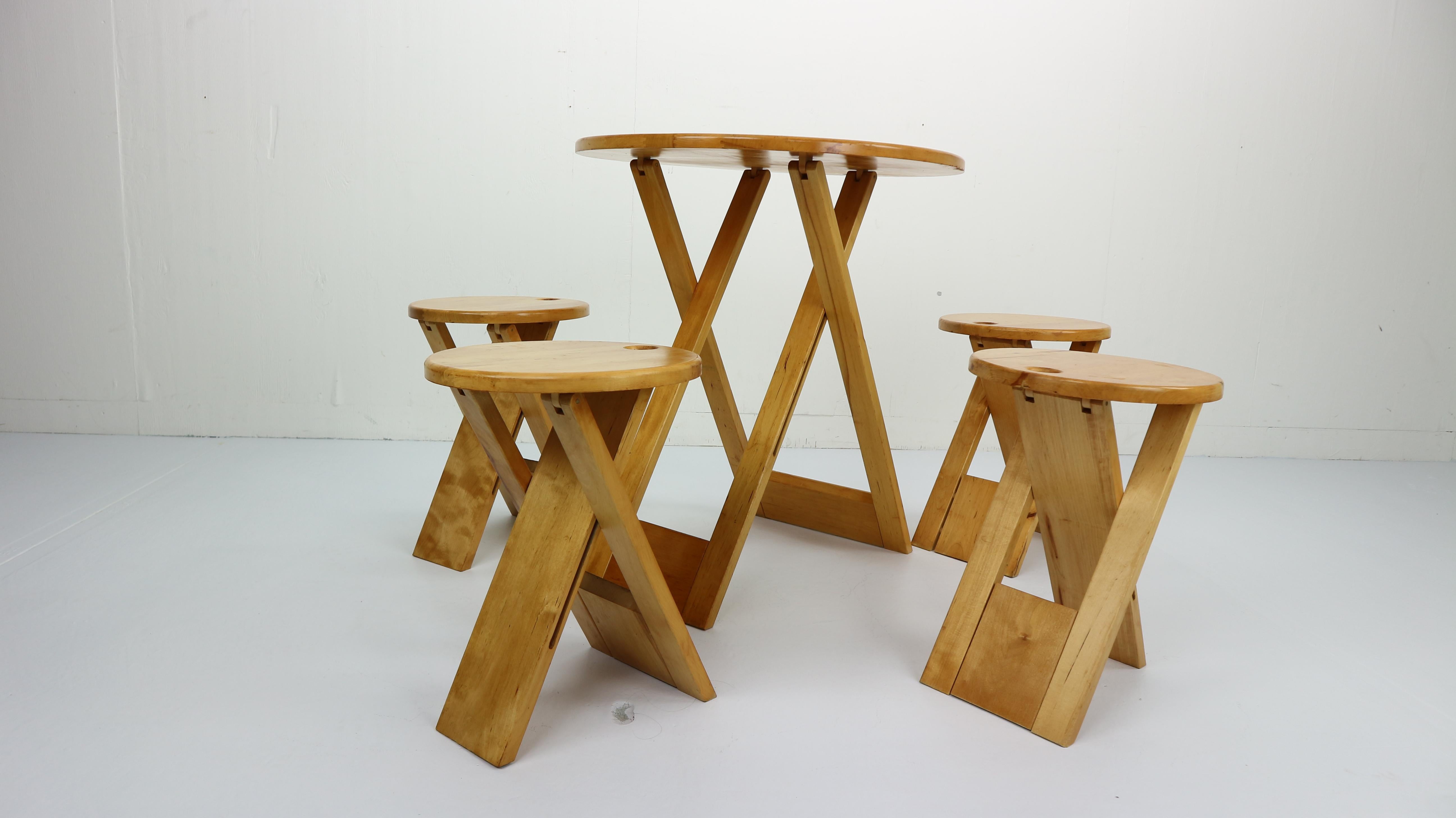 'Suzy' Stools and Table by Adrian Reed for Princes Design Works, 1980s ...
