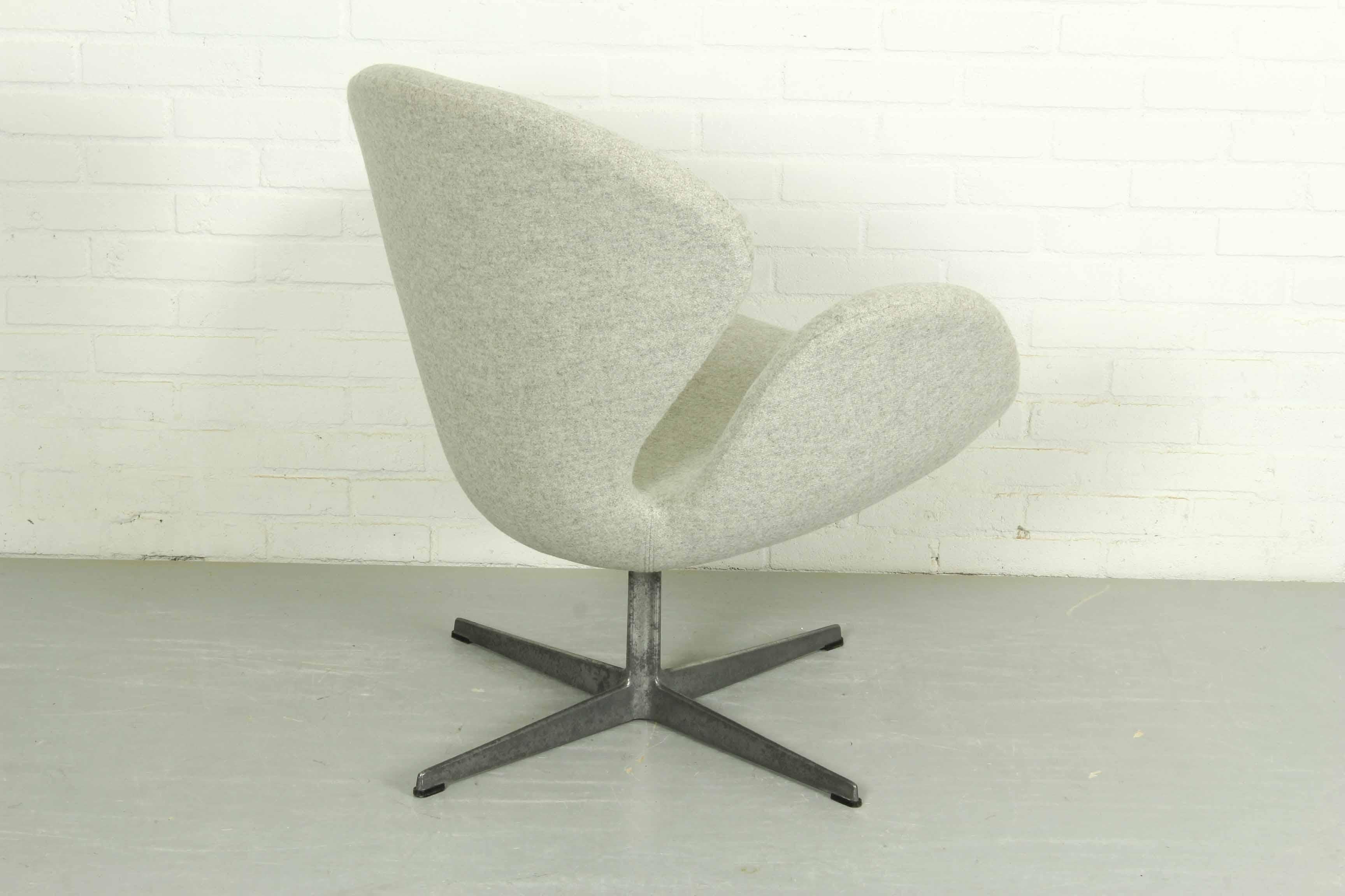 20ième siècle Chaise Svanen ou Swan d'Arne Jacobsen pour Fritz Hansen, années 1960 en vente