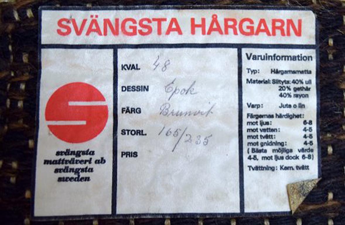 Swedish Svängsta Hårgarn 