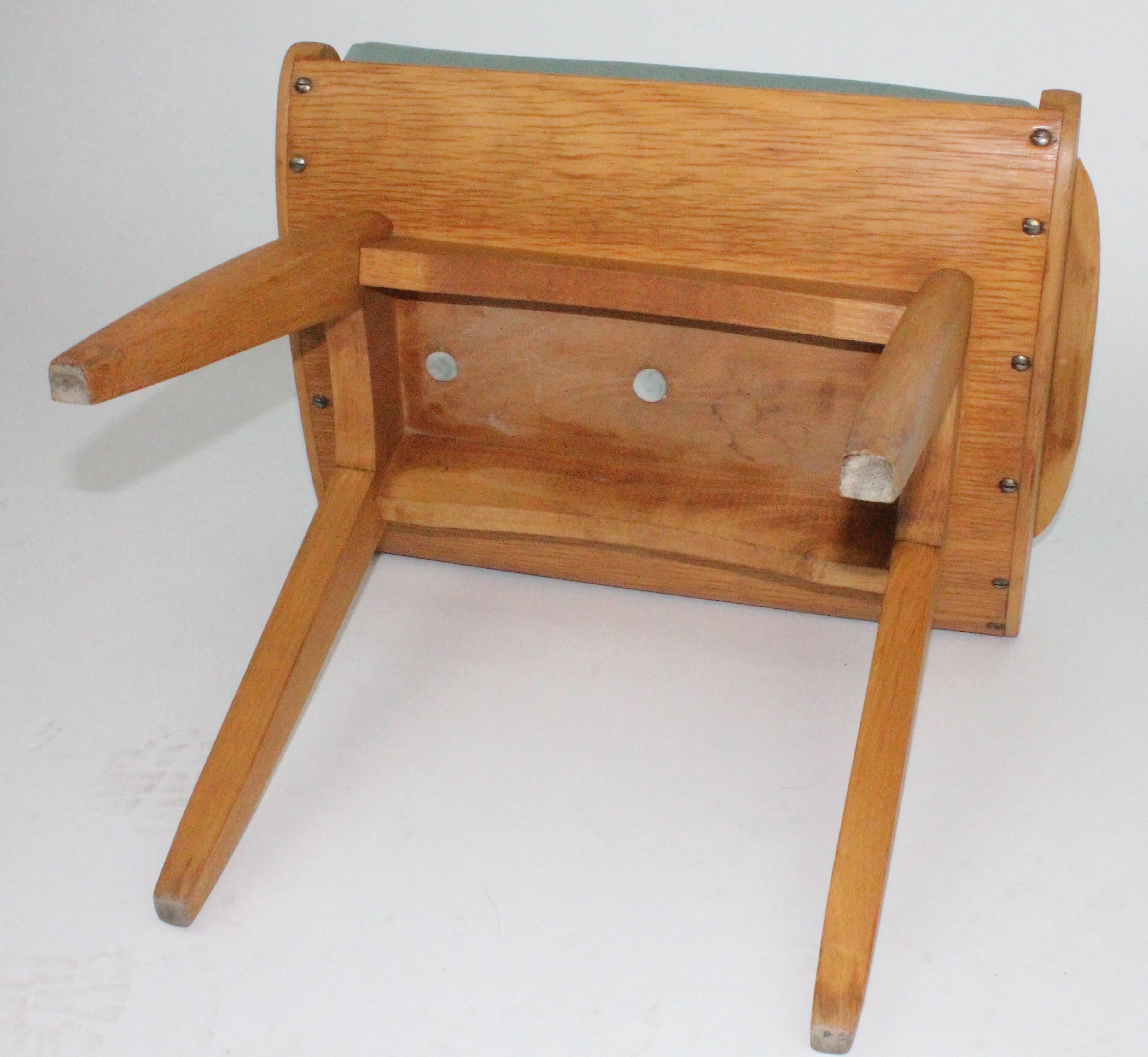 Chaise avec tabouret Svante Skogh pour Asko Finlande, Design 1954 en vente 11