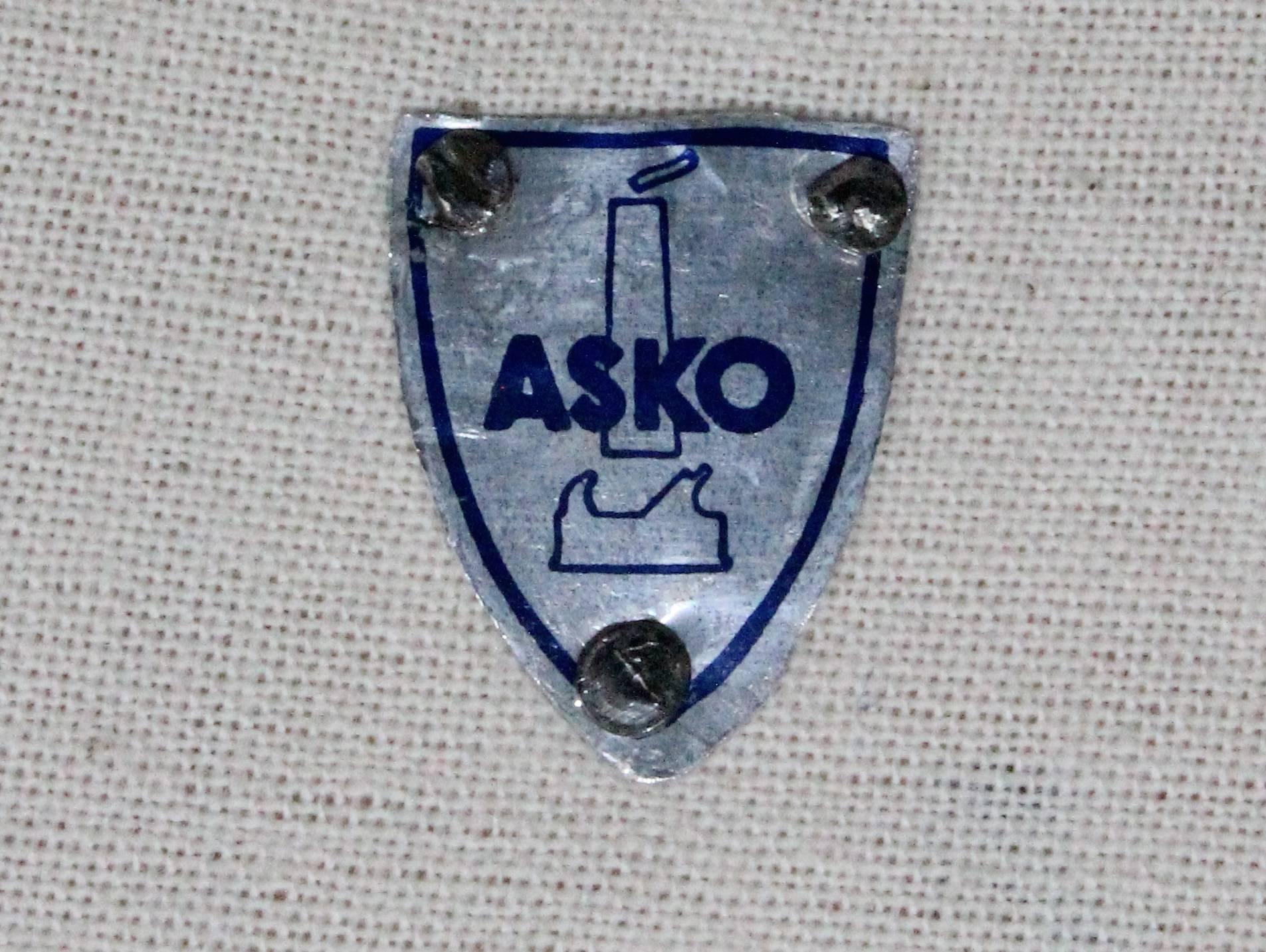 Svante Skogh Stuhl mit Hocker für Asko Finnland, Design 1954 im Angebot 13
