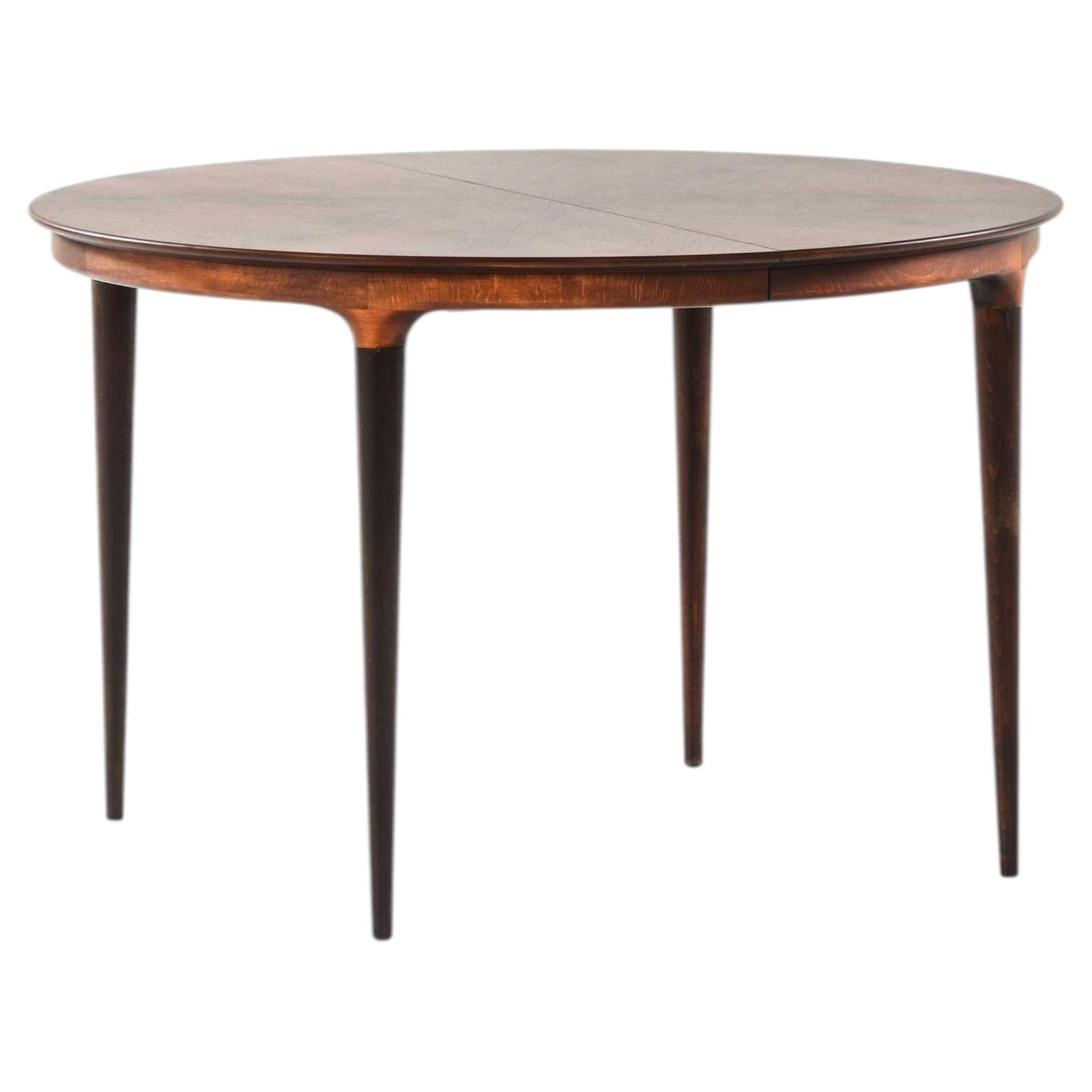 Mesa de comedor «Svante Skogh» en haya y palisandro, de AB Seffle Möbelfabrik, 1958