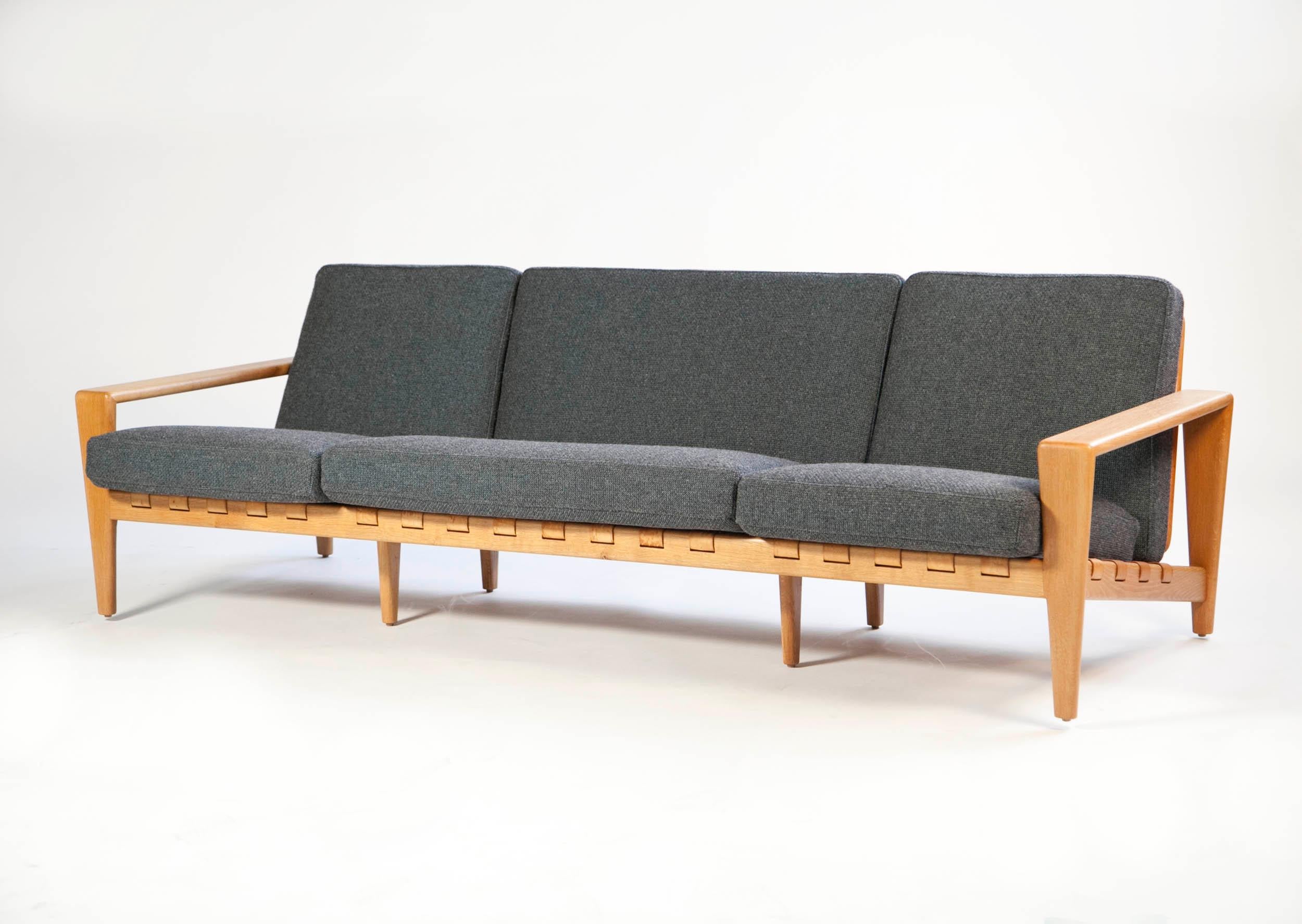 Svante Skogh Four-Seat Bodö Sofa by Seffle Möbelfabrik in Sweden, 1960s For Sale 9