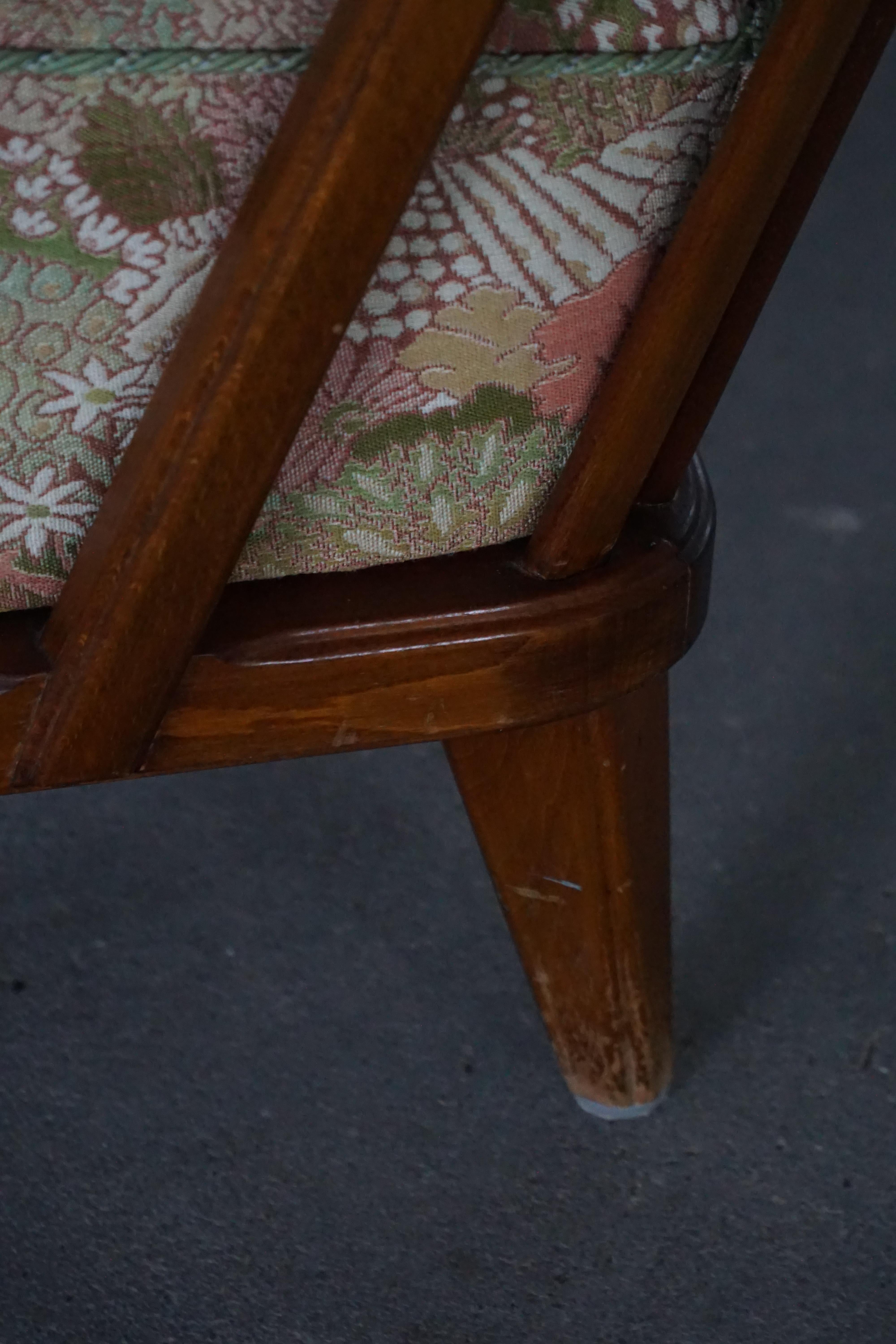 Svante Skogh, Canapé autoportant en tissu floral, moderne suédois, années 1940 en vente 6