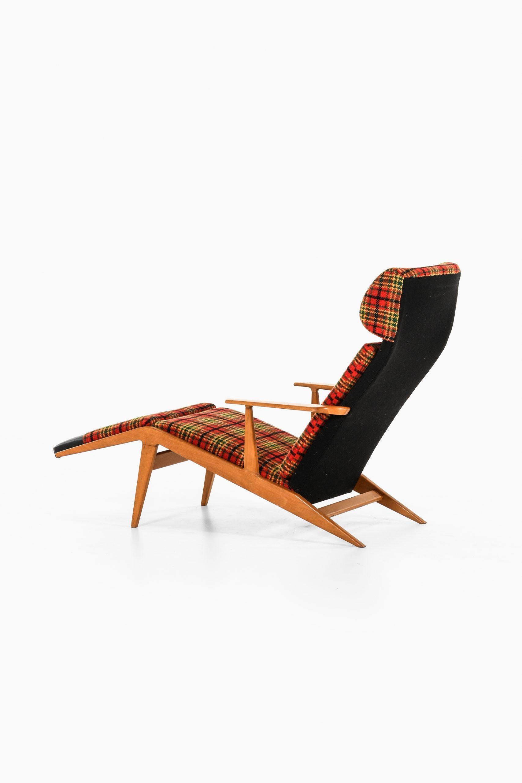 Scandinavian Modern Svante Skogh Lounge Chair Produced by Engen Möbler in Sweden For Sale