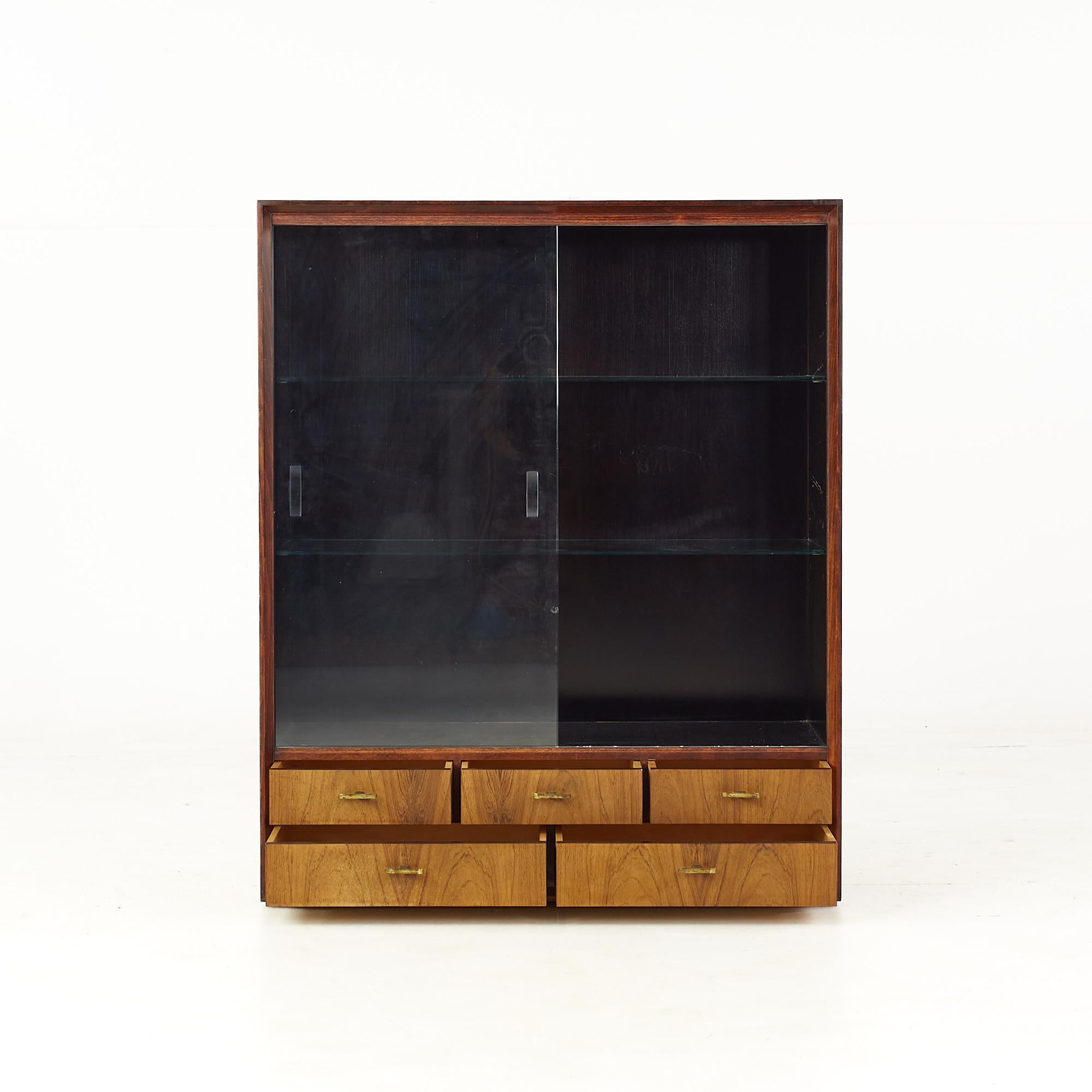 Svante Skogh Mid Century Rosewood Hutch For Sale 1