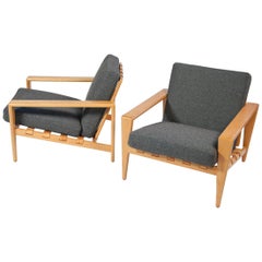 Svante Skogh Pair of Bodö Armchairs by Seffle Möbelfabrik made in Sweden 1960's