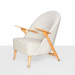 Svante Skogh Scandinavian Modern Lounge Chair by Säffle Möbelfabrik, Sweden