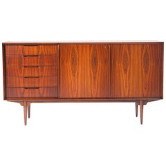 Svante Skogh „Silvia“ Palisander-Sideboard für Seffle Mbler Schweden 1950er-1960er Jahre