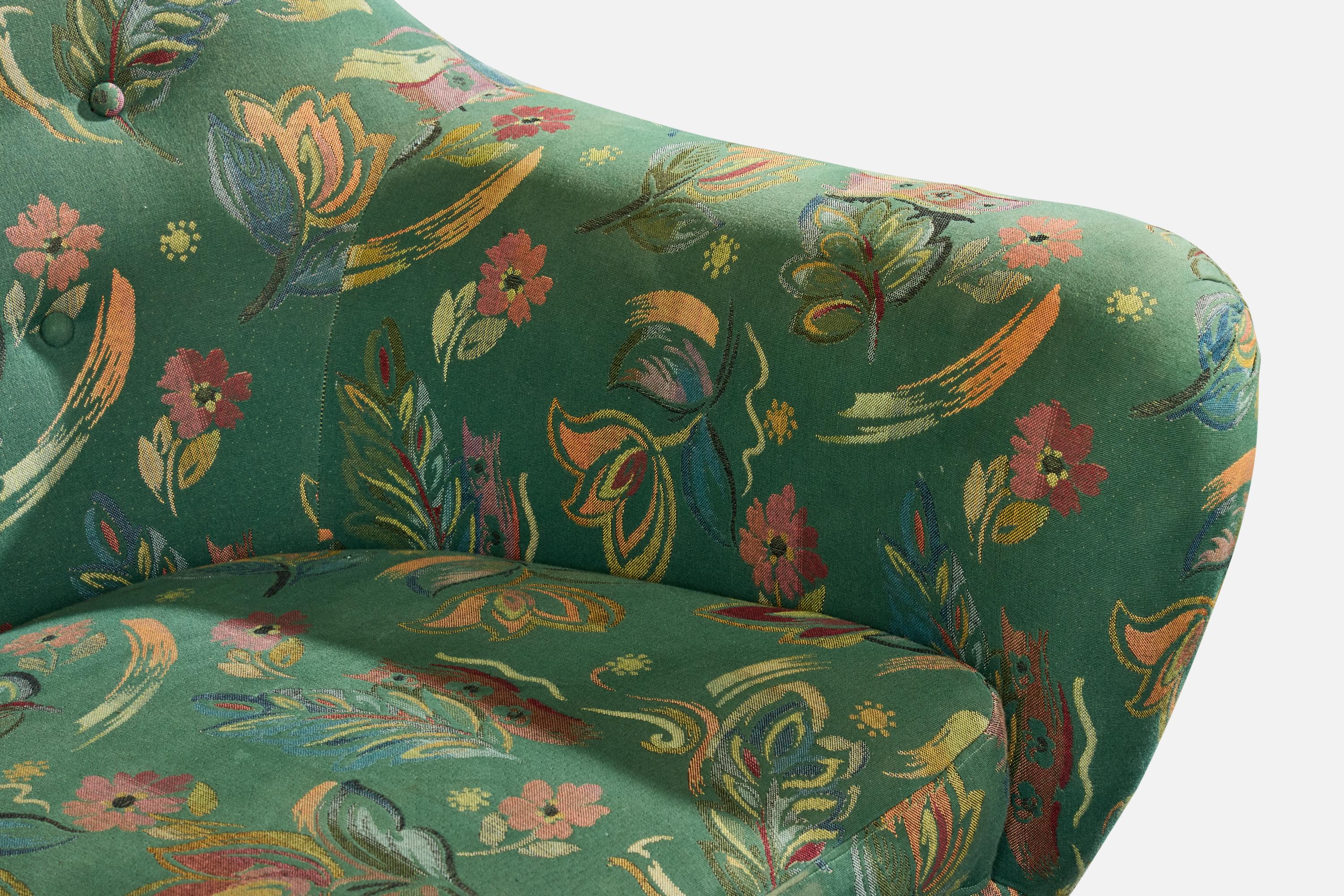 Svante Skogh, Sofá, Madera, Tela, Suecia, Años 50 en venta 5