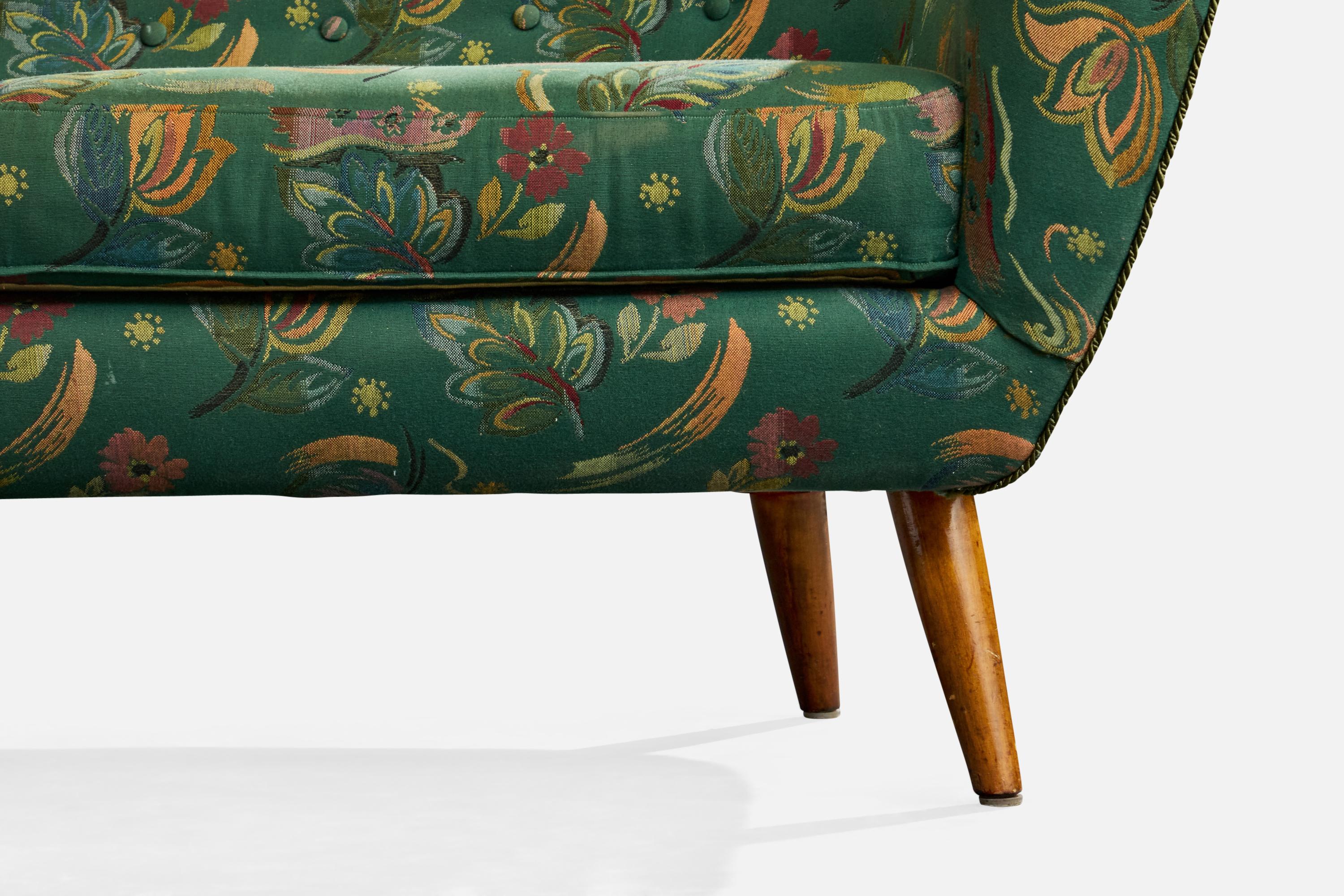 Svante Skogh, Sofá, Madera, Tela, Suecia, Años 50 en venta 6