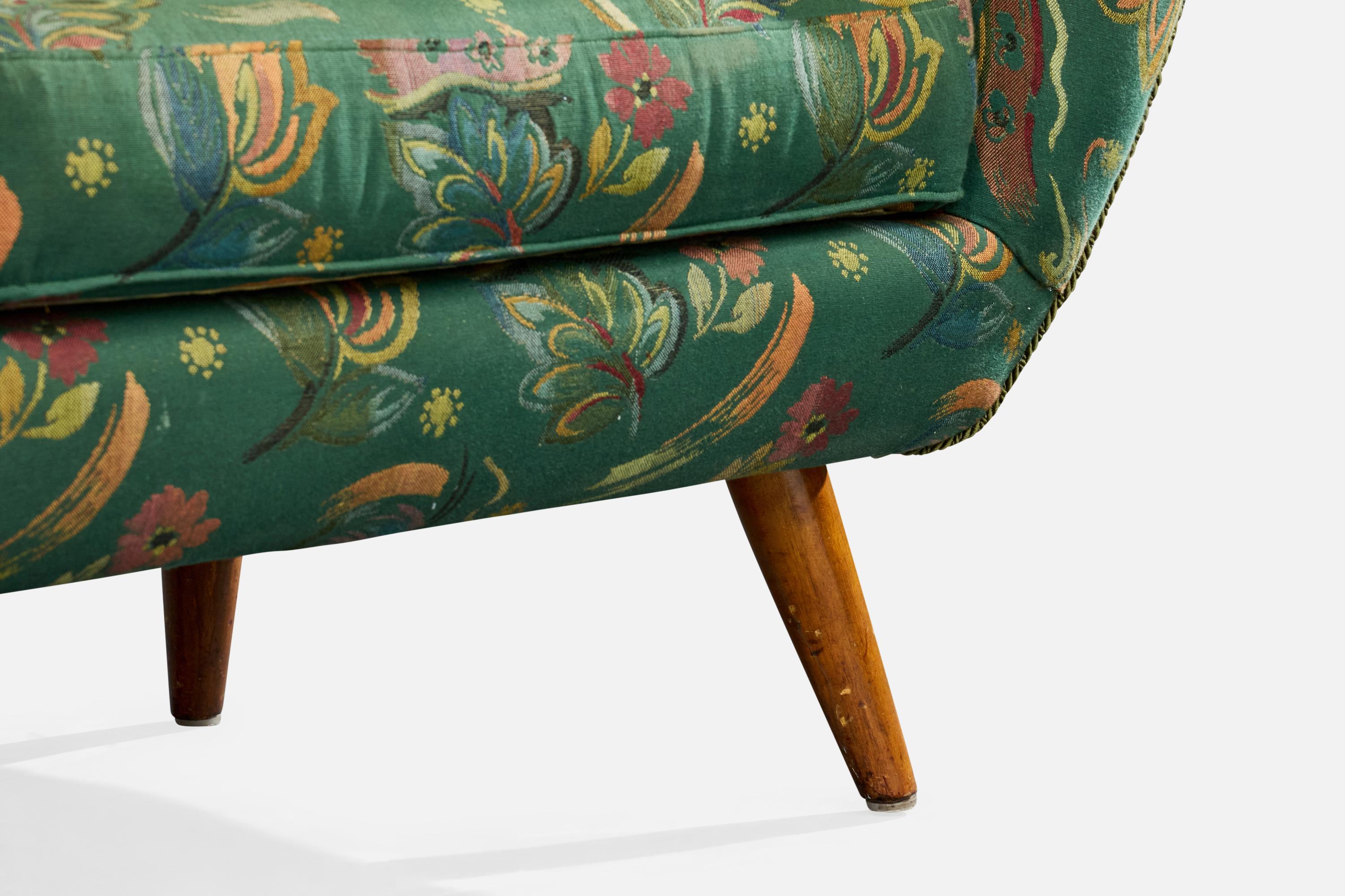 Svante Skogh, Sofá, Madera, Tela, Suecia, Años 50 en venta 7