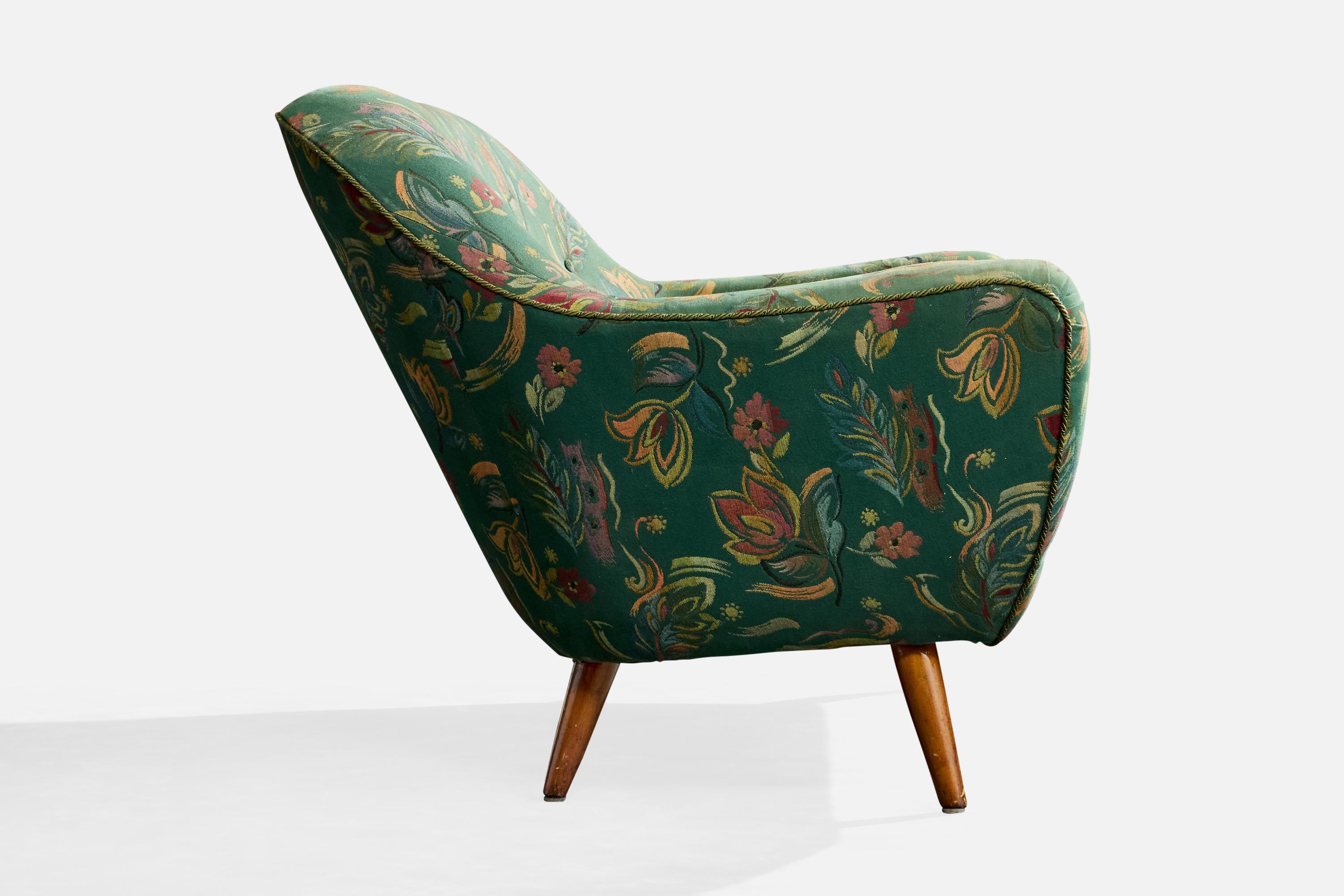 Svante Skogh, Sofá, Madera, Tela, Suecia, Años 50 mediados del siglo XX en venta