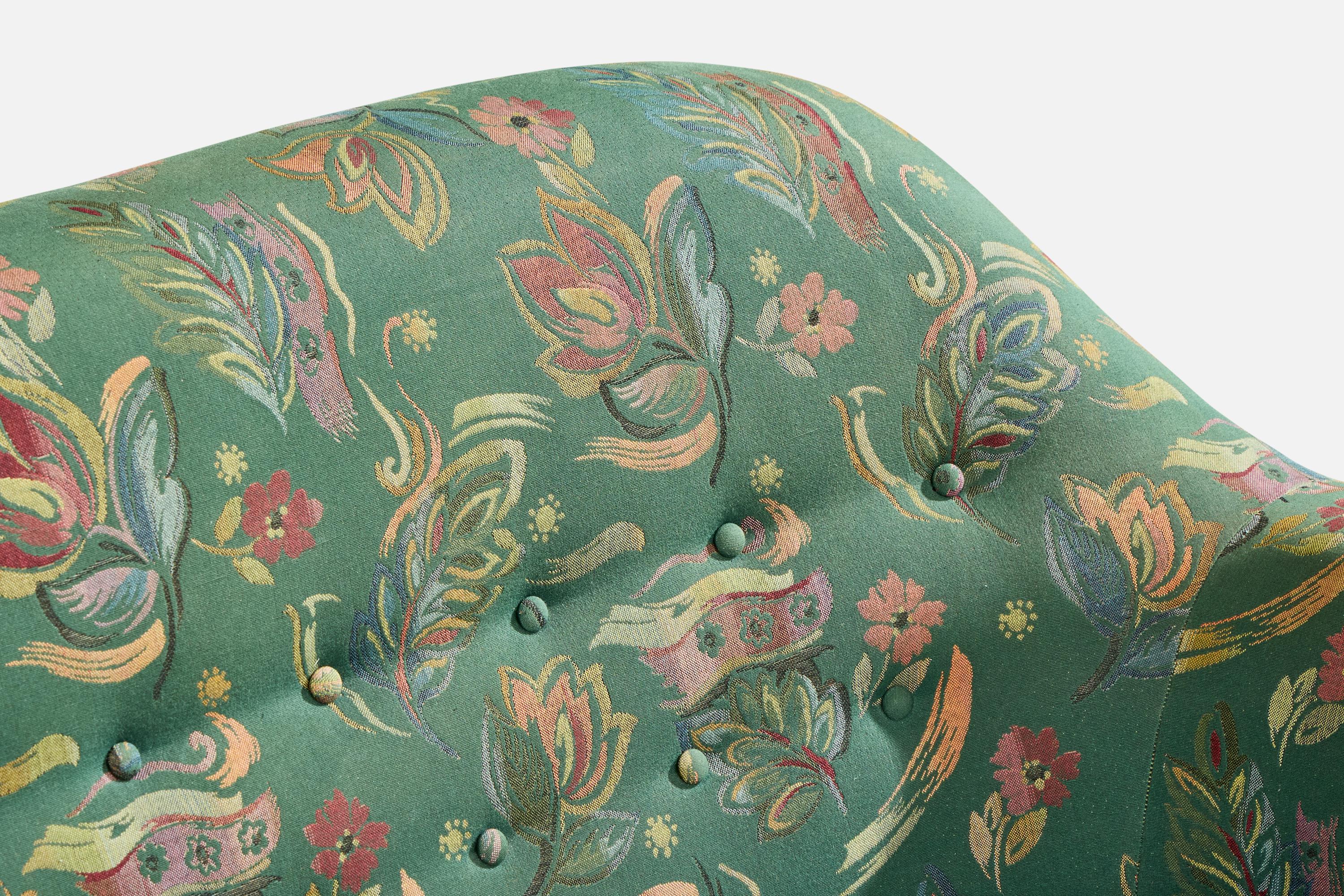 Svante Skogh, Sofá, Madera, Tela, Suecia, Años 50 en venta 3