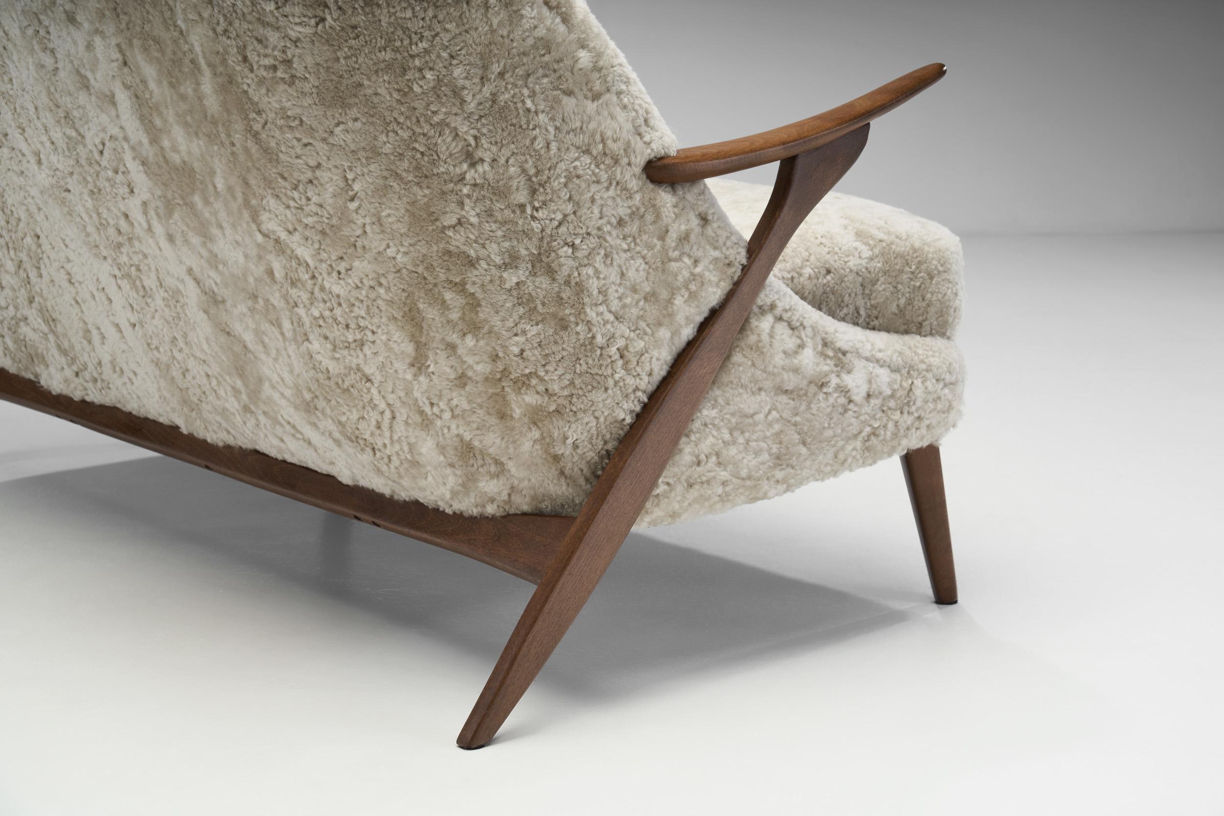 Svante Skogh Zweisitziges Sofa für Ab Seffle Möbelfabrik AB, Schweden 1950er Jahre im Angebot 2