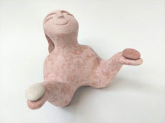Ceramic Sculpture of a Woman Inner Balance