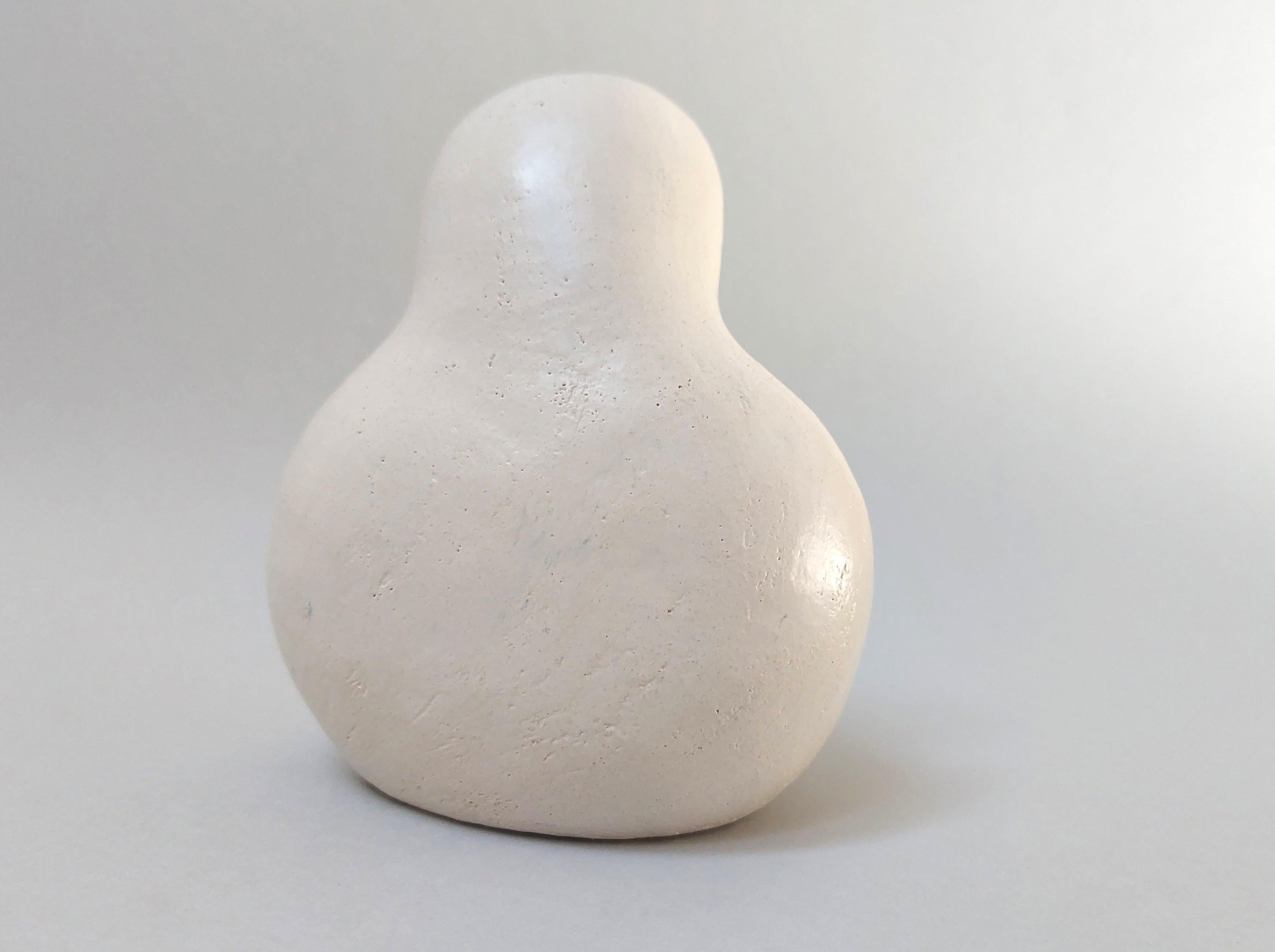 Figurative Ceramic Sculpture. Pearl. For Sale 5