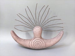 Invisible Patterns. Spiral. Ceramic Sculpture, Woman by Sve Gri