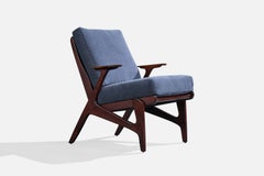 Svegards Markaryd, Silla de salón, Madera, Tela, Suecia, Años 50