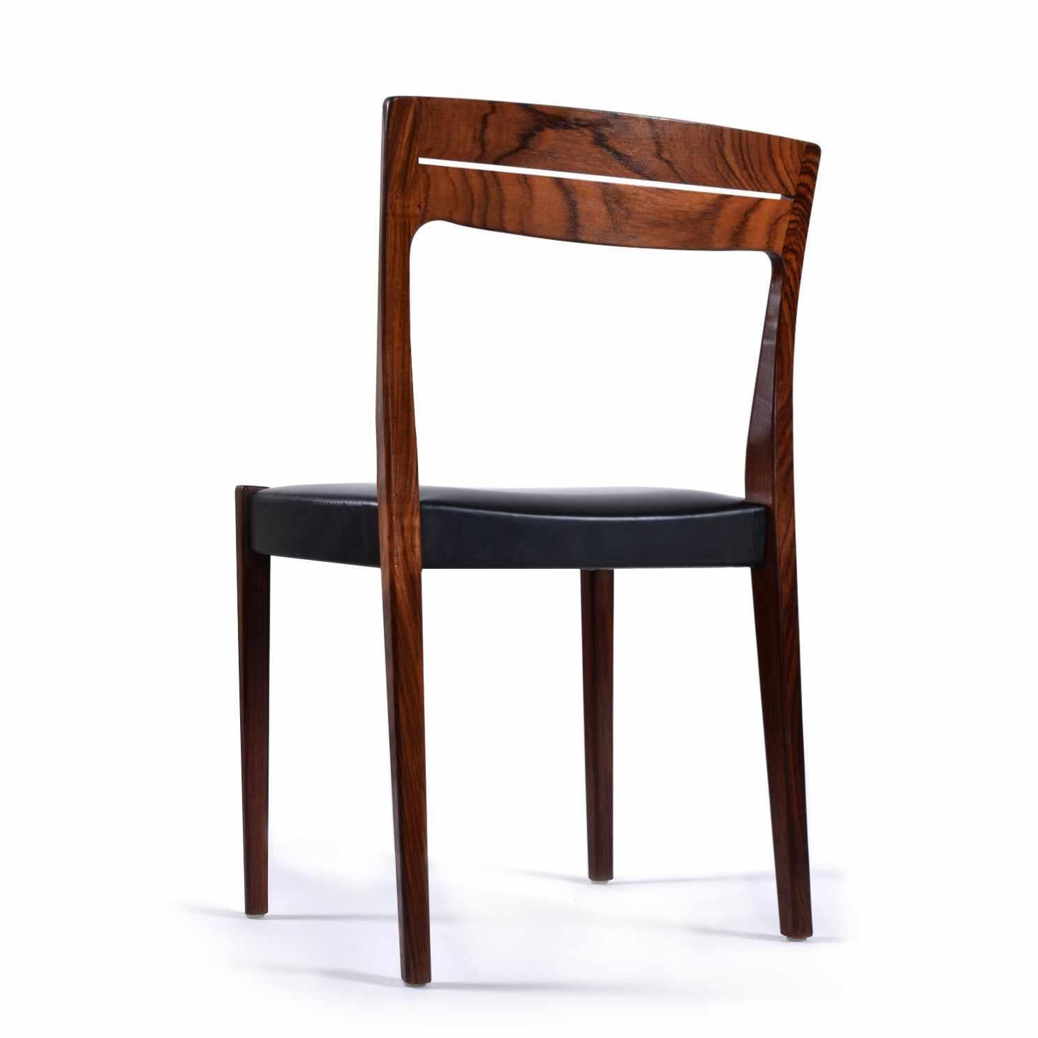 Svegards Markaryd Rosewood Dining Chairs Made in Sweden Set of 8 1