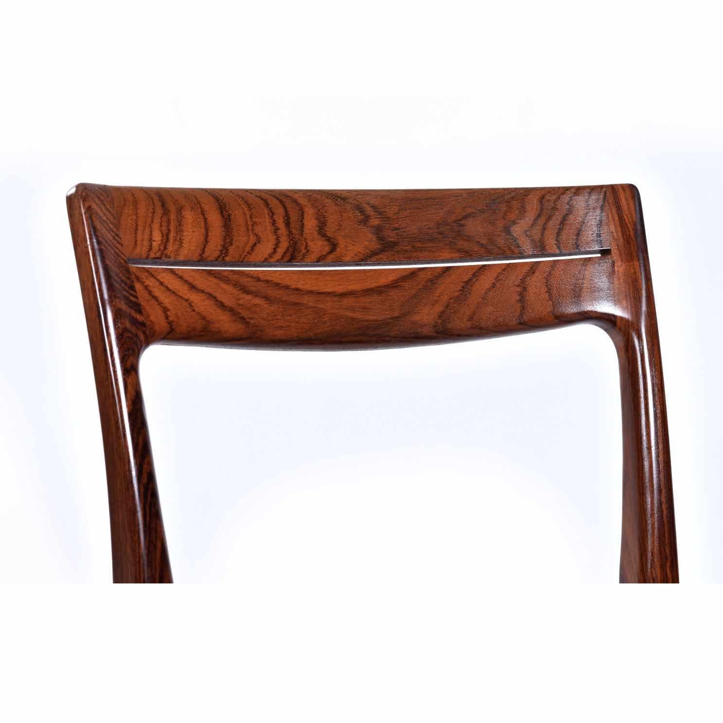 Svegards Markaryd Rosewood Dining Chairs Made in Sweden Set of 8 3