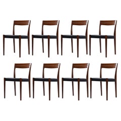 Svegards Markaryd Rosewood Dining Chairs Made in Sweden Set of 8