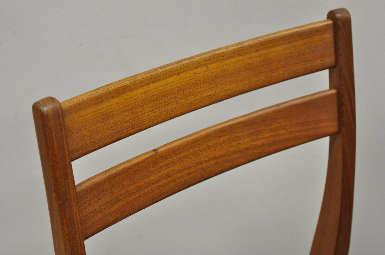 20th Century Svegards Markaryd Swedish Danish Modern Teak Dining Side Chair, Sweden