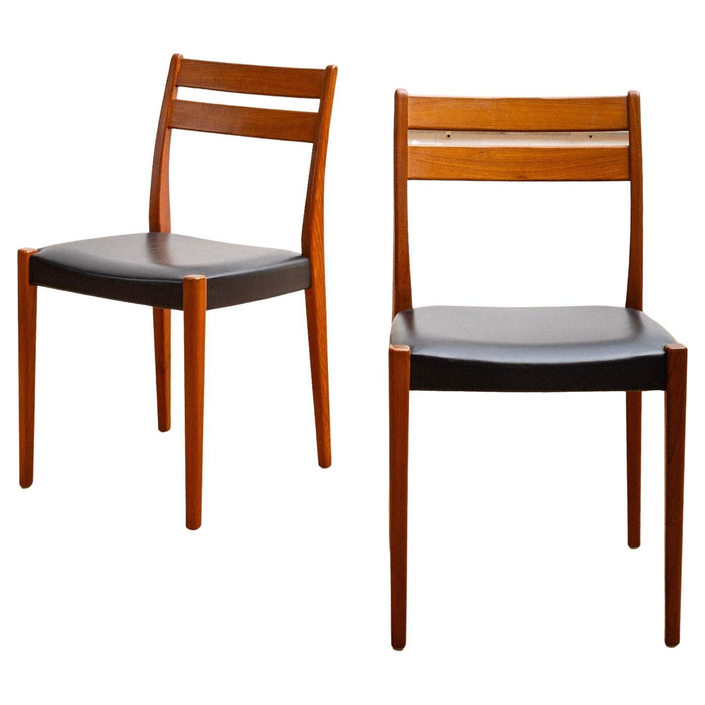 Svegards Markaryd Teak Chairs, a Pair For Sale at 1stDibs