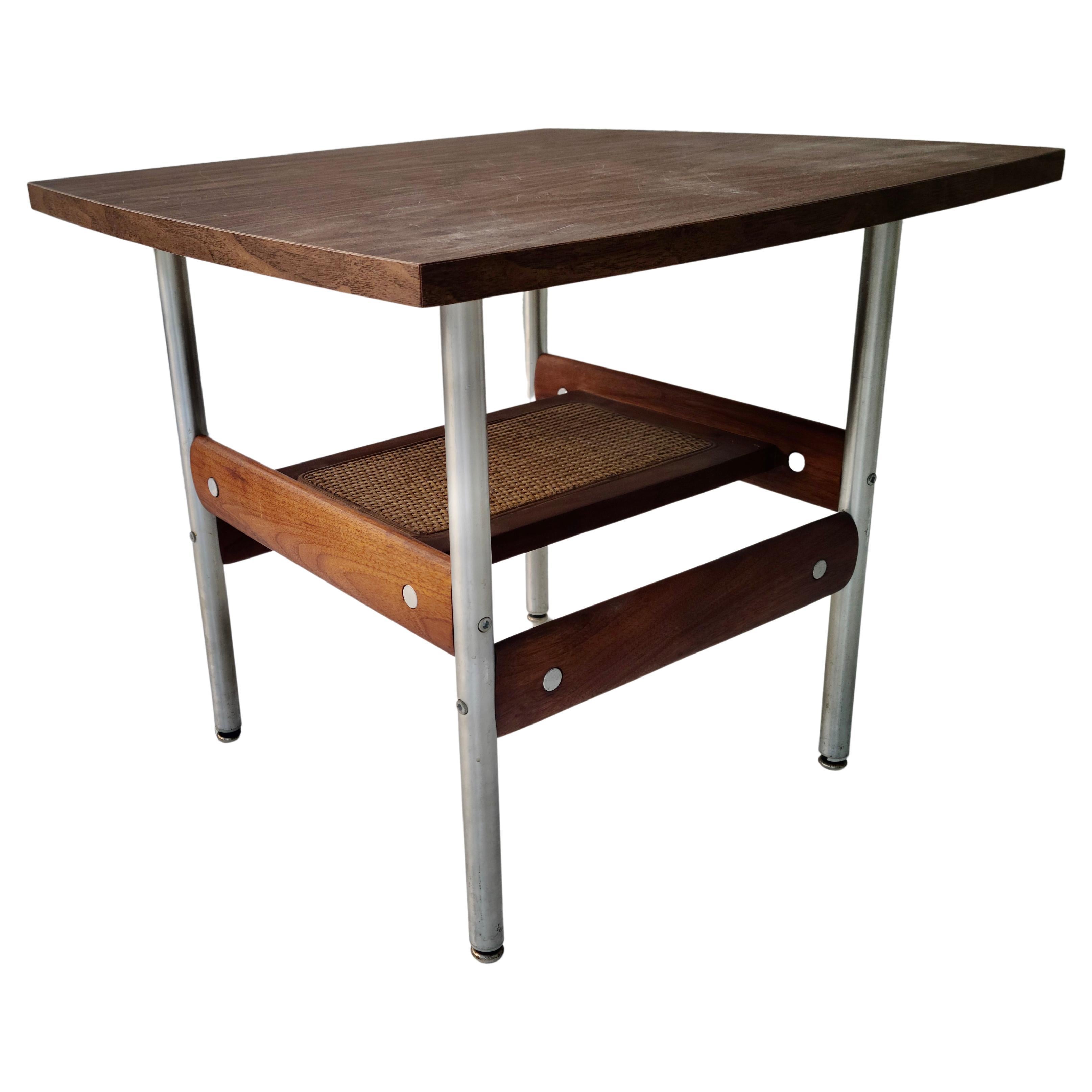 Mid-20th Century Svein Dysthe Small Walnut Side Table Norway For Sale