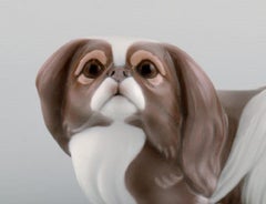 Sveistrup Madsen for Bing & Grøndahl, Porcelain Figure, Standing Pekingese