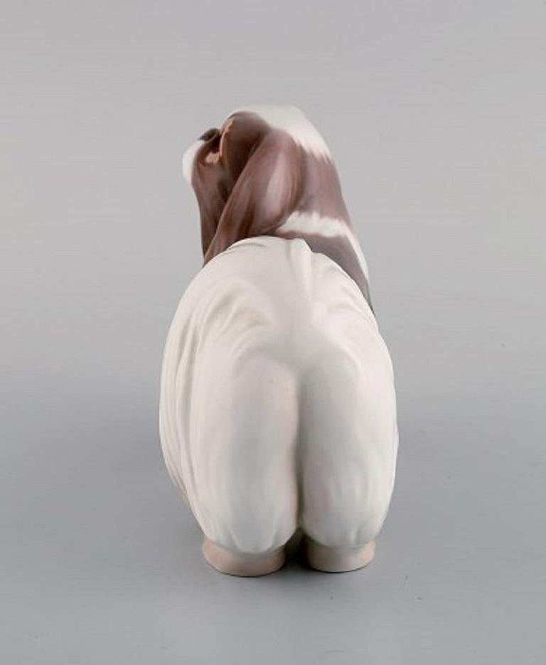 20th Century Sveistrup Madsen for Bing & Grøndahl, Porcelain Figure, Standing Pekingese For Sale