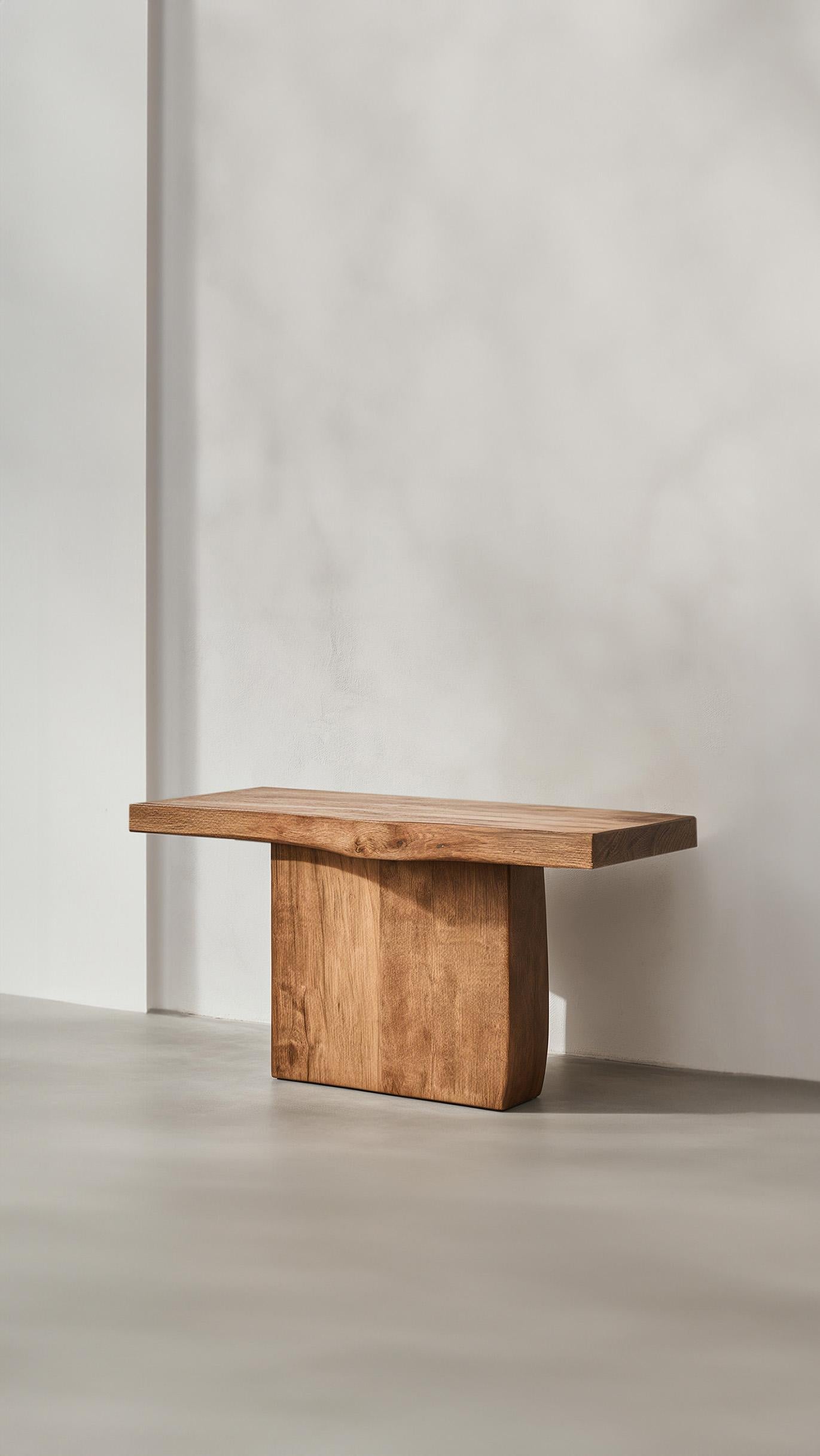 Svelte Elefante Console 18, NONO Design, Tactile Oak Finish In New Condition For Sale In Ciudad de México, CDMX