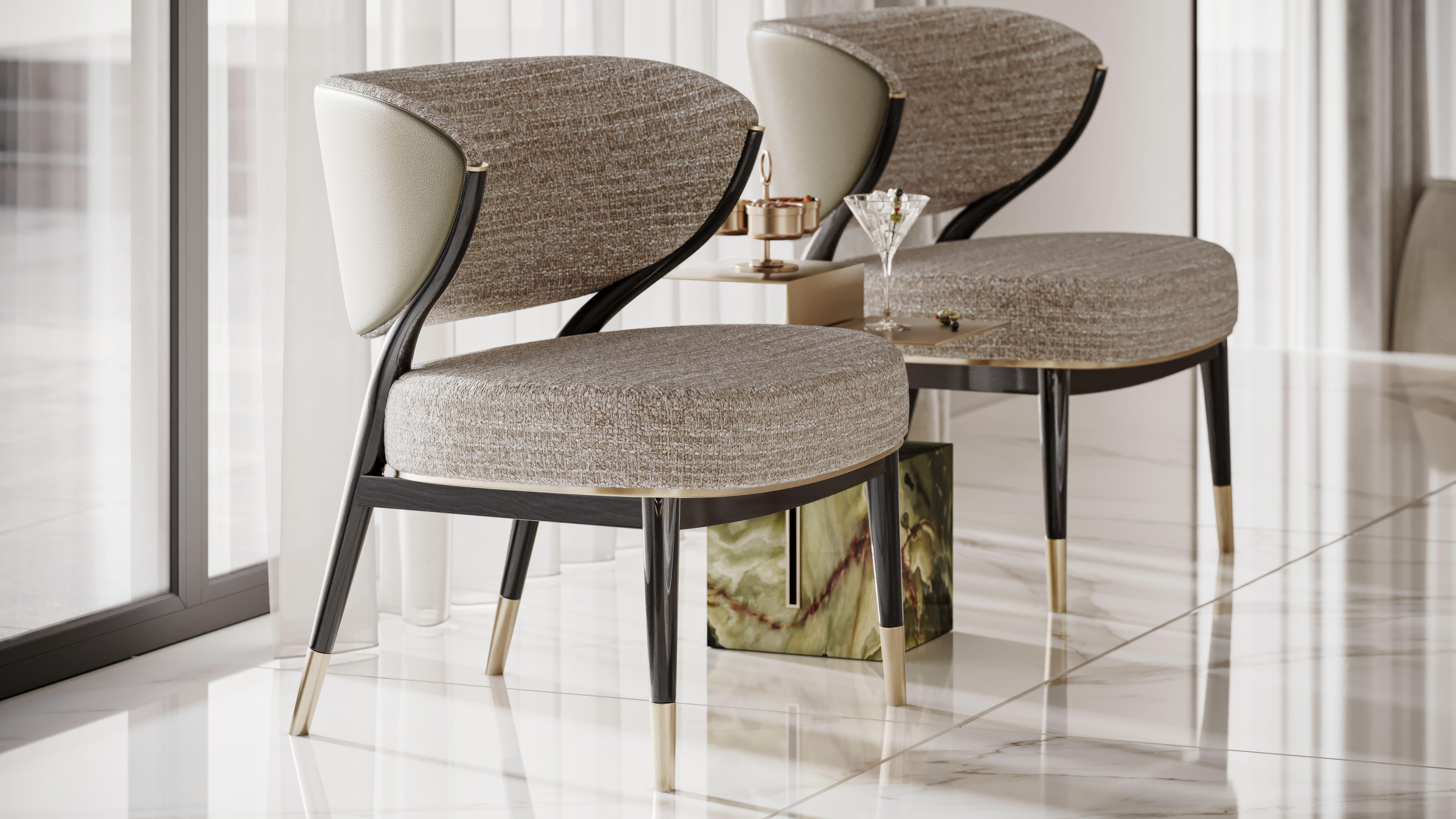 The Palmer Armchair redefines elegance and comfort with its graceful curves and contemporary design. Perfect as a statement piece or a subtle addition to any interior, this chair blends artistry with functionality to create a truly versatile