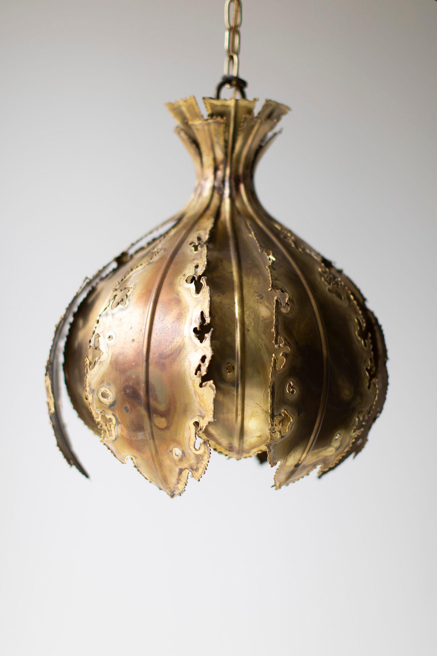 Lampada a sospensione brutalista di Sven Aage per Holm Sorensen & Company in vendita 4