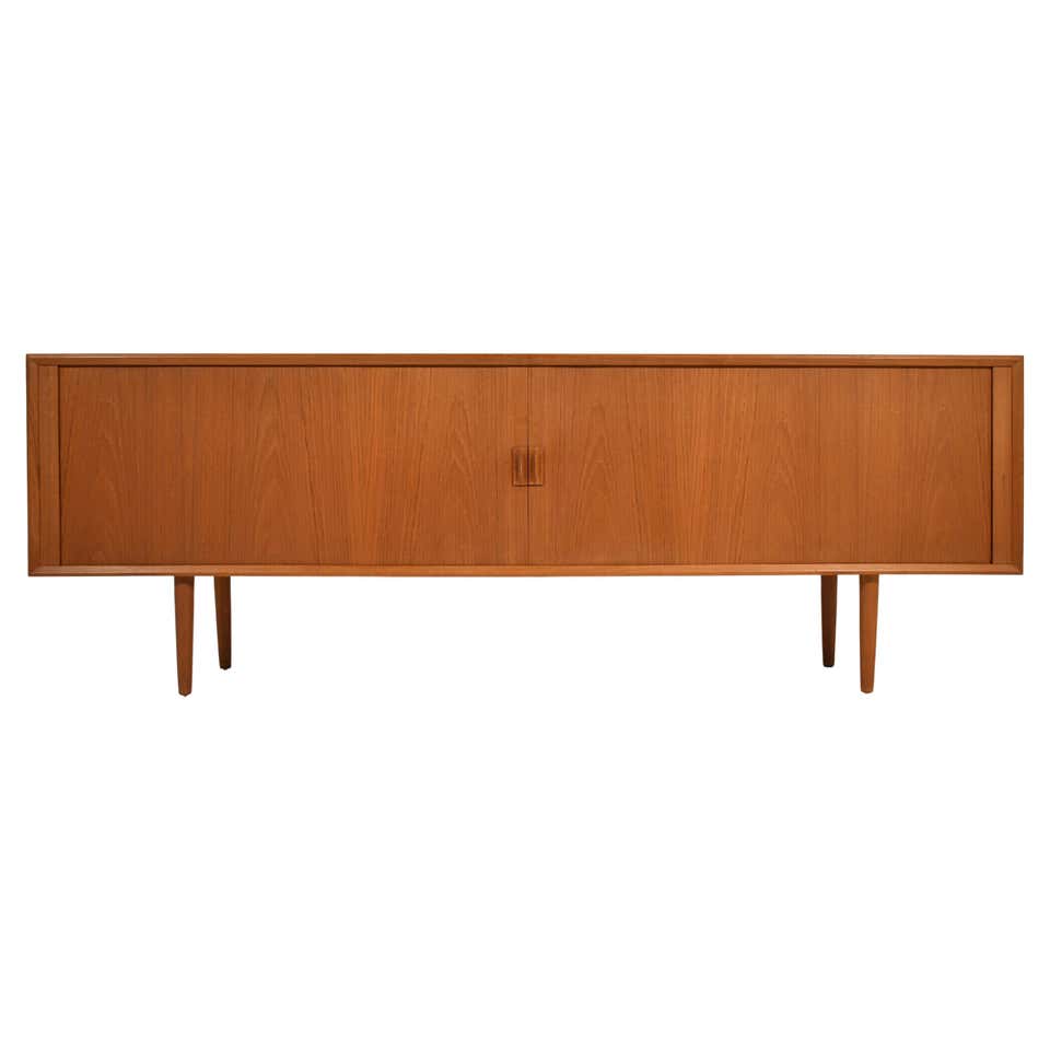 Pair of Florence Knoll Walnut Wall Mounted Credenzas or Cabinets at 1stDibs