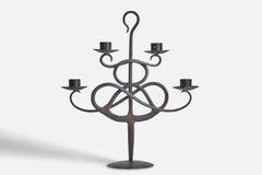 Sven Åke Ekberg, Organic Candelabra, Iron, Sweden, 1987
