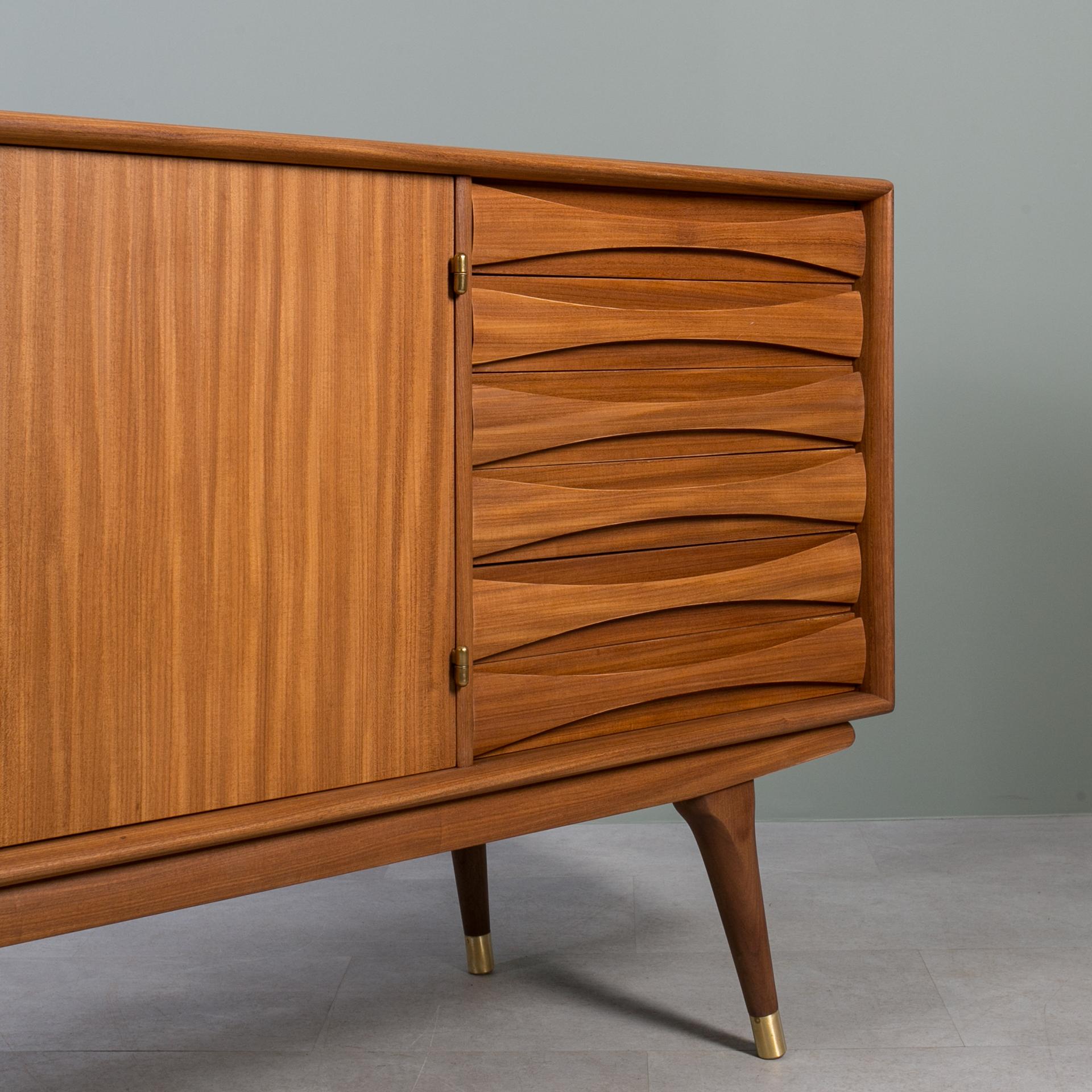 Sven Andersen Sideboard in Teak, Scandinavian Design, Mid Century Modern, 1950s For Sale 1
