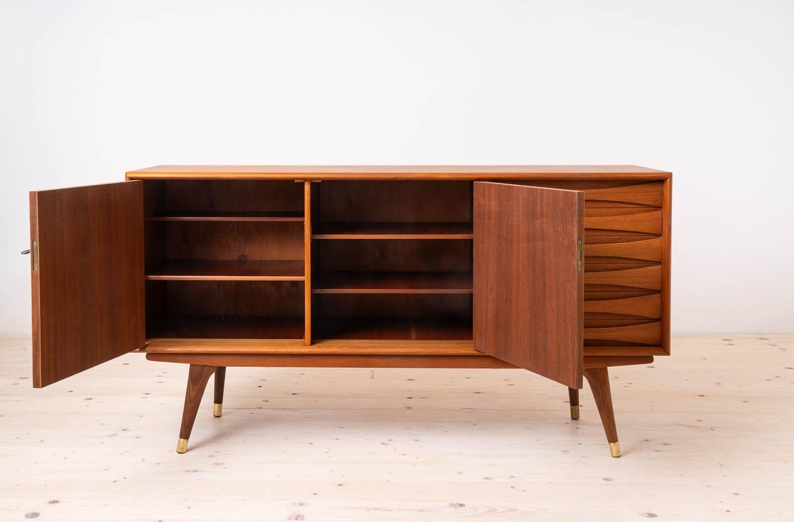 Norwegian Sven Andersen Sideboard in Teak, Scandinavian Modern, Mid Century Modern, 1950s